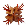 Spiky 3D Wooden Brain Teaser Puzzle